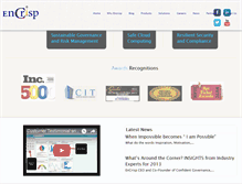 Tablet Screenshot of encrisp.com